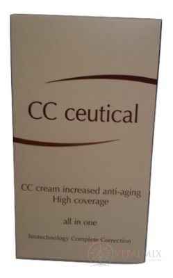 CC ceutical krém intenzívny účinok proti vráskam s vysokou krycou schopnosťou (high coverage) 1x30 ml