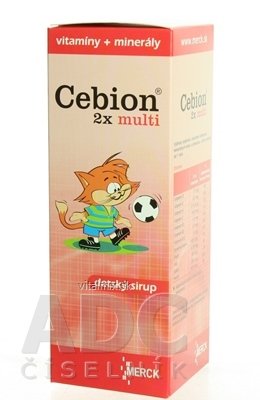 CEBION 2x multi detský sirup 1x150 ml