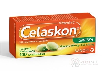 Celaskon LIMETKA žuvacie tablety 1x100 ks