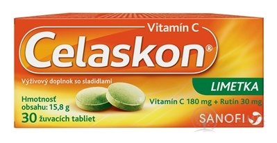 Celaskon LIMETKA žuvacie tablety 1x30 ks