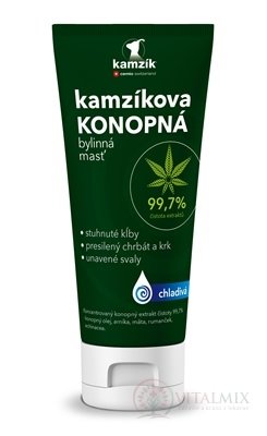 Cemio Kamzíkova konopná masť chladivá (inov.2021) 1x200 ml