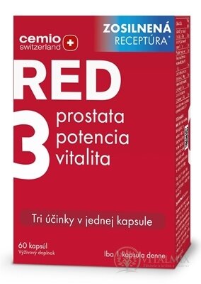 Cemio RED3 cps (zosilnená receptúra 2024) 1x60 ks
