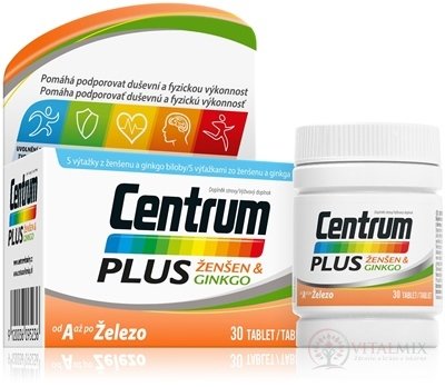 Centrum PLUS ŽENŠEN & GINKGO tbl 1x30 ks