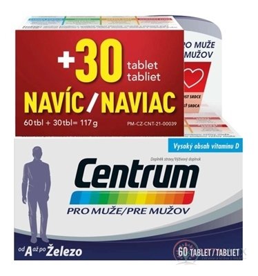 Centrum pre mužov SPRING PROMO tbl 60+30 naviac (90 ks)