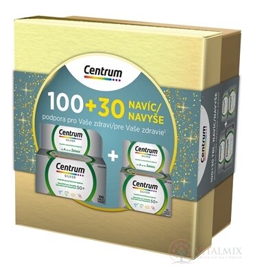 Centrum Silver (darčekové balenie) tbl 100+30 navyše (130 ks), 1x1 set