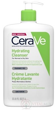CeraVe HYDRATAČNÝ ČISTIACI GÉL na normálnu až suchú pokožku 1x1 l