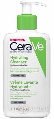 CeraVe HYDRATAČNÝ ČISTIACI GÉL na normálnu až suchú pokožku 1x236 ml