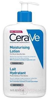 CeraVe HYDRATAČNÉ MLIEKO na suchú až veľmi suchú pokožku, s umpičkou (MB096600) 1x473 ml