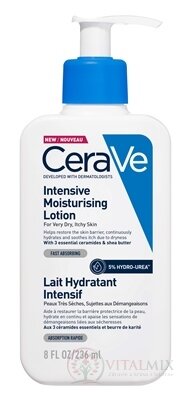 CeraVe INTENZÍVNE HYDRATAČNÉ MLIEKO pre veľmi suchú, svrbiacu pokožku 1x236 ml