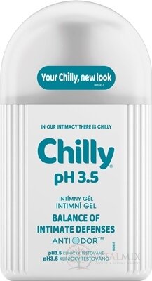 Chilly pH 3.5 intímny gél s kyselinou mliečnou 1x200 ml