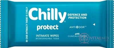 Chilly protect INTIMATE WIPES intímne obrúsky pre ochranný účinok 1x12 ks