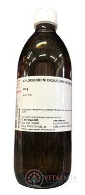 Chlorhexidini digluconatis solutio - FAGRON v liekovke 1x500 g