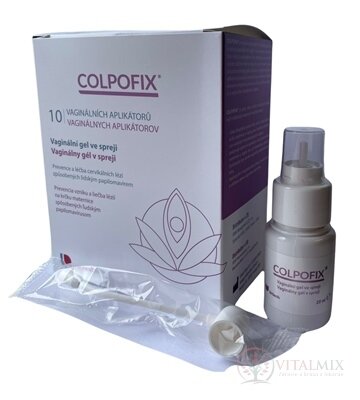 COLPOFIX vaginálny gél v spreji 20 ml + 10 aplikátorov, 1x1 set
