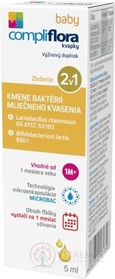Compliflora Baby kvapky pre deti (1M+) 1x5 ml