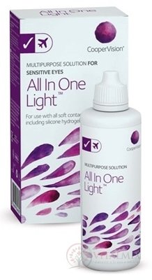 CooperVision All In One Light viacúčelový roztok na kontaktné šošovky 1x100 ml