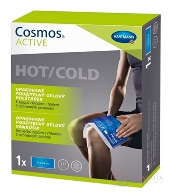 Cosmos ACTIVE Opakovane použiteľný gélový vankúšik hot/cold (12x29 cm) 1x1 ks