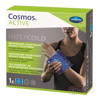 Cosmos ACTIVE Opakovane použiteľný gélový vankúšik hot/cold (13x14 cm) 1x1 ks