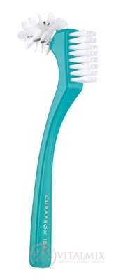 CURAPROX BDC 152 kefka so špirálou na čistenie protéz, mätová 1x1 ks