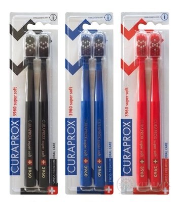 CURAPROX CS 3960 supersoft Folklórna Edícia zubná kefka (dvojbalenie) 1x2 ks