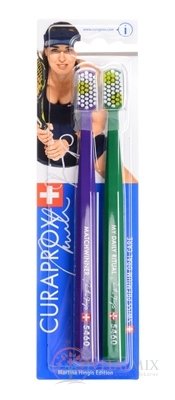 CURAPROX CS 5460 ultrasoft Martina Hingis Edícia zubná kefka (dvojbalenie), 1x2 ks