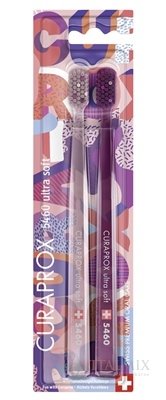 CURAPROX CS 5460 ultrasoft Radostná Edícia zubná kefka (dvojbalenie), 1x2 ks