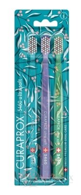 CURAPROX CS 5460 ultrasoft Rastlinná Edícia zubná kefka (2+1) 1x3 ks