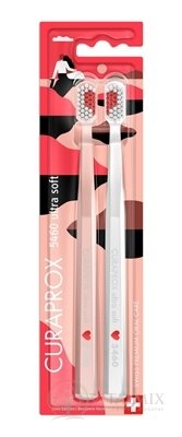 CURAPROX CS 5460 ultrasoft Romantická edícia zubná kefka (dvojbalenie), 1x2 ks
