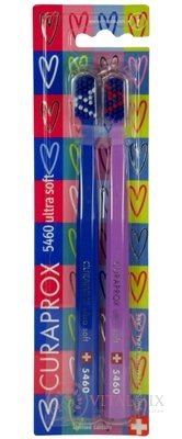 CURAPROX CS 5460 ultrasoft Srdiečková Edícia zubná kefka (dvojbalenie) limitovaná edícia 2021, 1x2 ks