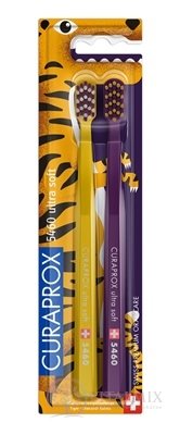 CURAPROX CS 5460 ultrasoft Tigria Edícia zubná kefka (dvojbalenie), 1x2 ks
