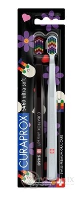 CURAPROX CS 5460 ultrasoft Úsmevná edícia zubná kefka (dvojbalenie), 1x2 ks