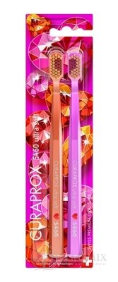 CURAPROX CS 5460 ultrasoft Žiarivá edícia zubná kefka (dvojbalenie), 1x2 ks