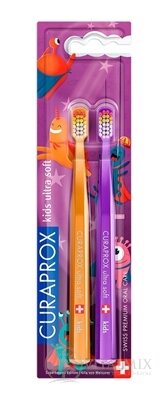 CURAPROX CS 5500 Kids Superhrdinská edícia detská zubná kefka (dvojbalenie), 1x2 ks