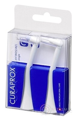 CURAPROX HYDROSONIC ortho SINGLE hydrosonická náhradná hlavica 1x2 ks