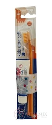 CURAPROX Kids 6+ + CS 5500 kids ultra soft detská zubná pasta, príchuť melón 10 ml + zubná kefka 1x1 set