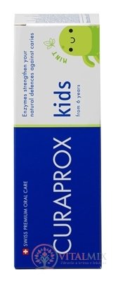 CURAPROX Kids 6+ detská zubná pasta, príchuť MÄTA 1x60 ml