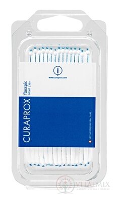 CURAPROX ŠABLIČKY DF 967 špáradlo s vloženou zubnou niťou 1x30 ks