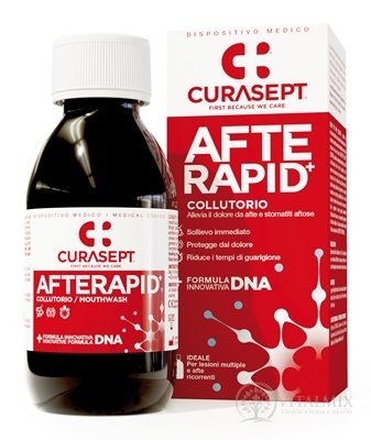 CURASEPT AFTE RAPID+ ústna voda 1x125 ml