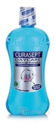 CURASEPT DAYCARE chladivá mäta ústna voda 1x500 ml