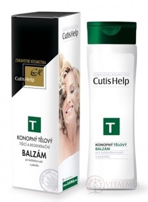 CutisHelp konopný telový balzam - nový 1x200 ml