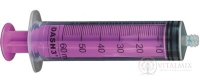 D-3NTERAL ENTERAL SYRINGE 60ML SINGLE USE ENFIT jednorázová striekačka na podávanie enterálnej výživy 1x1 ks