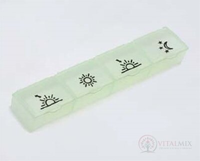 Dávkovač liekov typ 04 denný svetlo zelený 1x1 ks