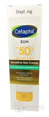 Daylong Cetaphil SUN Sensitive Gel-Creme SPF50+ gél-krém s ochranným faktorom 1x100 ml