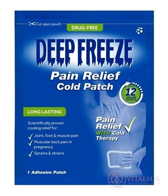 Deep Freeze Pain Relief Cold Patch chladivá náplasť 1x1 ks