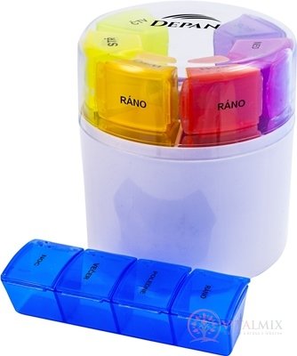 DEPAN Cube Týždenný dávkovač liekov 1x1 ks