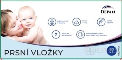 DEPAN Prsné vložky 1x60 ks