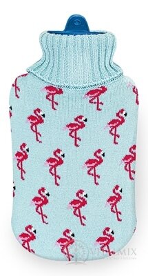 DEPAN Termofor ohrievacia fľaša s pleteným obalom PLAMENIAK, objem 2l, 1x1 ks