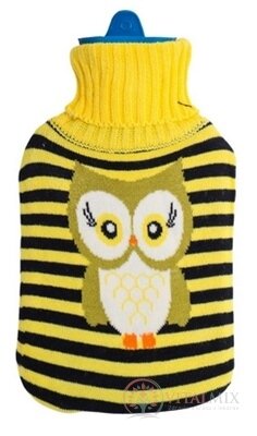 DEPAN Termofor ohrievacia fľaša s pleteným obalom SOVA, objem 2l, 1x1 ks