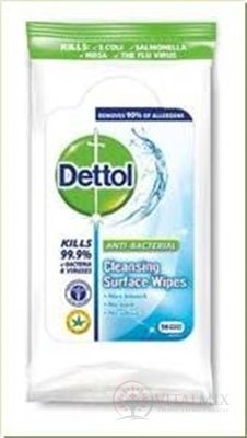 Dettol antibakteriálne obrúsky na povrchy 1x36 ks