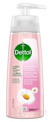 Dettol antibakteriálny gél na ruky s rumančekom 1x200 ml