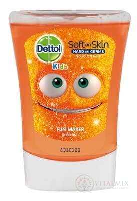 Dettol Kids Bavič (Grapefruit) náplň do bezdotykového dávkovača mydla 1x250 ml
